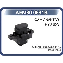 Aem Cam Anahtarı Accent Blue Arka 11-15 Aem30 0831b 93581-1r001