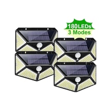Solar Bahçe Aydınlatma 180 Led Güneş Enerjili Bahçe Lambası