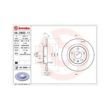 Brembo Arka Fren Aynası Volvo Xc40 2017 2020 Cap 280 X5 Bjn Brembo 08d89311 31471476 32300124