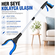Çöp Toplama Aparatı Kıskacı Ve Yaşlı Engelli Uzanma Kıskacı - Katlanır Atık Yaprak İzmarit Toplama Aparatı Karışık Çok Renkli