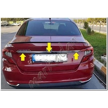 Markadan Fiat Egea Sedan Krom Bagaj Çıtası 2015 Sonrası  Paslanmaz