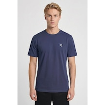 Hummel Pulse Male Co Regular Lacivert Erkek T-shirt 912263-7459