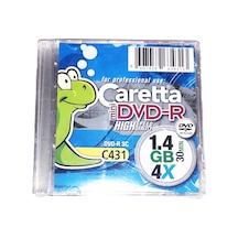 Caretta Mini Dvd-R 5Li Paket 1.4 Gb 4X 30 Dk Yüksek Kalite Hız
