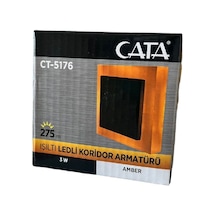 Cata 3 W Koridor Led Aydinlatma Ct-5176 Amber Isik