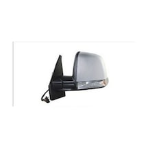 Doblo Elektrikli Ayna 2010 Sonrası Sinyalli Tek Camlı Astarlı Sol Oem No:735528051