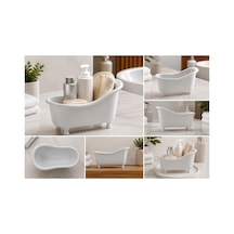 Emilahome Banyo Düzenleyici Dekoratif Mini Küvet Gri - 873336030 Gri