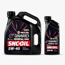 Snc-Oil 5w-40 200.000 Km + Bakım 4 L + 5w-40 200.000 Km + Bakım Motor Yağı 1 L