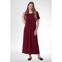 Mecit Pijama Mecit 6029 Fuşya Büyük Beden Kadın Gecelik