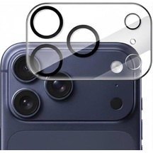 İphone 17 Pro Max Uyumlu Full Kamera Lens Koruyucu Darbe Dayanıklı Temperli Cam Tam Koruyucu Hd Şeffaf Kamera Lens Ca
