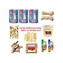 Yavru Köpekler Premıum İçin Ödül Ve Kemik Seti