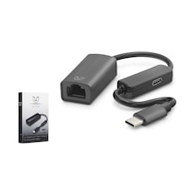 Nonap L118 Type C Usb 2.0 Ethernet Adaptör 10/100 Mbps Pd Güç Destekli Siyah