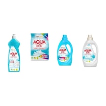 Aquabor Doğal Mineralli Elde Bulaşık + 4 Kg Renkliler + Sıvı Renkliler + Sıvı Beyaz 4 Lü Set