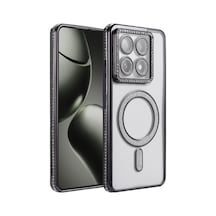Xiaomi Mi 14t Pro Joke Simli Magneticsafe Kılıf - Siyah -