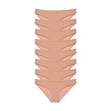 8 Adet Süper Eko Set Likralı Kadın Slip Külot Ten Çok Renkli 8 Adet Süper Eko Set Likralı Kadın Slip Külot Ten Çok Renkli