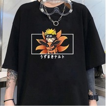 Noıssey Kırmızı Etiket Gala Kurama Naruto Manga Japan Anime Unisex T-shirt 14514 Siyah