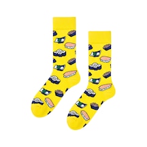 Carnaval Socks Sushi Desenli Renkli Spor Çorap Çok Renkli