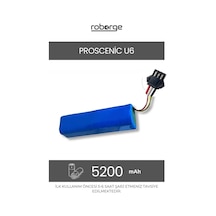 Proscenic U6 Robot Süpürge Uyumlu Batarya 5200 Mah - Muadil Ürün