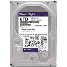 Wd 3.5" 8tb Purple Wd84purz 5400 Rpm 128mb Sata-3 Güvenlik Diski