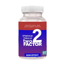 Two Factor 1 Adet Erkekler İçin Tribulus&amp Epimediyum Complex 60 Adet Xxx Kapsül