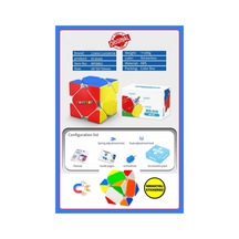 Moyu Rs Skewb Magnetic Cube - Mıknatıslı Standlı Tornavidalı Stickersız Akıl Zeka Küp