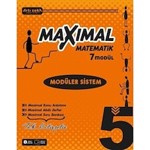 Artı Zeka Yayınları 5 Sınıf Maxımal Matematik Modüler Sistem Seti 7 Modül