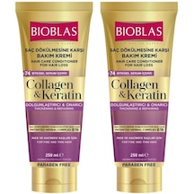 Bioblas Collagen & Keratin Saç Dökülmesine Karşı Saç Kremi 2 x 250 ML