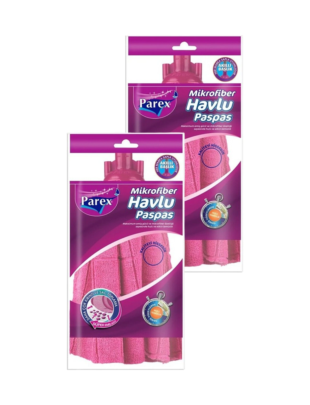 Mikrofiber Havlu Paspas İkili Paket