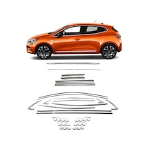 Niken Renault Clio 5 Komple Full Krom Nikelaj Kaplama Seti 2020+ 25 Parça