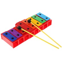 8-notes Dıy Alüminyum Renkli Piyano Oyuncaklar Çocuklar Için Ksilofon Hediye Oyuncaklar