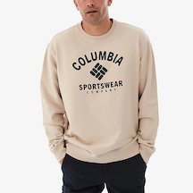 Columbia Framed Erkek Krem Günlük Sweatshirt Düz Cs0393278 Bej