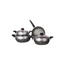 7 Parça Güveç Tencere Seti Bakalit Saplı 7 Parça Güveç Tencere Seti Bakalit Saplı