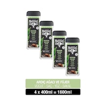 Duş Jeli Men Serisi Ardıç Ağacı Ve Füjer 4 X 400 Ml Çok Renkli Açık Mavi