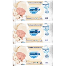 Molfix Islak Havlu Mendil Izotonik Yeni Doğan 3 Lü Set 50 Yaprak