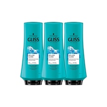 Gliss Million Gloss Yoğun Parlaklık Veren Saç Kremi 360 ML 3'lü