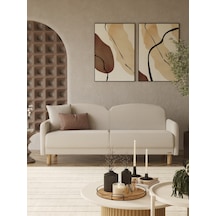 Eco Bohem Kanepe, 3 Lü Koltuk, Salon Oturma Odası Üçlü Kanepe