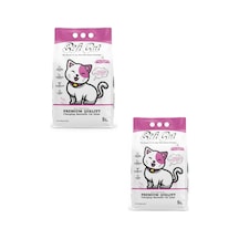 Bebek Pudrası Kokulu Bentonit Kedi Kumu 5l X 2 10 Lt
