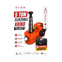 5 Ton Hidrolik Araç Krikosu 12v 4in1 Elektrikli Kriko Seti Hava Kompresörü Bijon Sökme Anahtarı Lastik Değiştirme Led Rj-5t