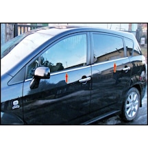 Ebal Otomotiv Toyota Uyumlu Verso Krom Cam Çıtası 4 prç. 2006 Üzeri P. Çelik