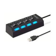 Willowhaven 4 Portlu Usb 2.0 Hub - Bağımsız Port Kontrollü Güç Anahtarlı Usb Genişletici