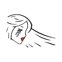 Ağlayan Kız Sticker (531106069)
