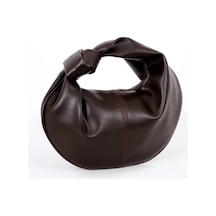 Glemix Helen Düğümlü Acı Kahve Trend Mini Kadın Bowl Bag Acı Kahverengi