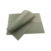 Yeşil 4 Adet Placemats Yemek Masası Yer Paspasları Seti Kaymaz Yalıtım Pvc Yerleştirme Su Geçirmez Isıya Dayanıklı Mutfak Masa Paspasları Yeşil