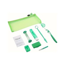 Willowhaven Mavi 8'li Seyahat Diş Fırçası Seti Taşıma Çantası Kamp