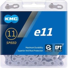 Kmc Zincir E11 Ept Pas Önleyici Koruma E-bıke 11 Vites Kutulu 136l