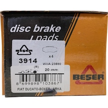 Beşer 3914 Arka Fren Balatası Boxer-Ducato 02-06
