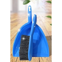 Süpürgeli Faraş Plastik Masa & El Faraşı Araç İçi Ev Süpürge Pratik Süpürge Seti