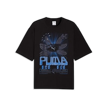 Puma Graphic Tee Erkek Günlük Tişört 63444301 Siyah Siyah