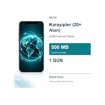 Karayipler 20+ Alan Esım İnternet Paketi Günlük 500 Mb 1 Gün