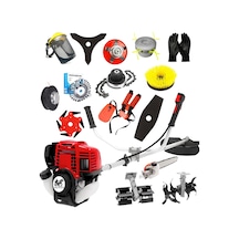 Ablacks 4-T 4 Zamanlı Profesyonel Yan Tırpan + 15 Li Bahçivan Seti Çift Çapa + Dal Testere