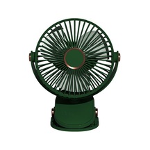 Ruyı Şarj Edilebilir Model 2000mah Katlanabilir Geri Çekilebilir Fan Taşınabilir Açık Seyahat Ev Masaüstü Fan 4481 Yeşil